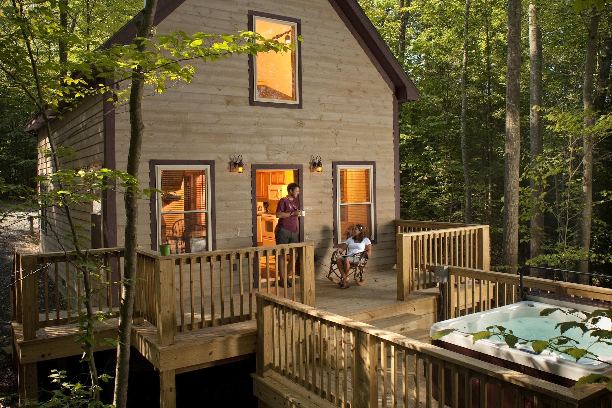 2 Bed Outback Cabin Deluxe Cabin Adventures on the Gorge