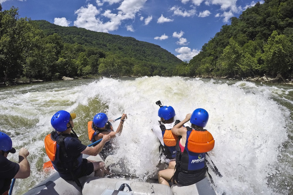 Lower New River Whitewater Rafting Rapid Run Adventures on the Gorge