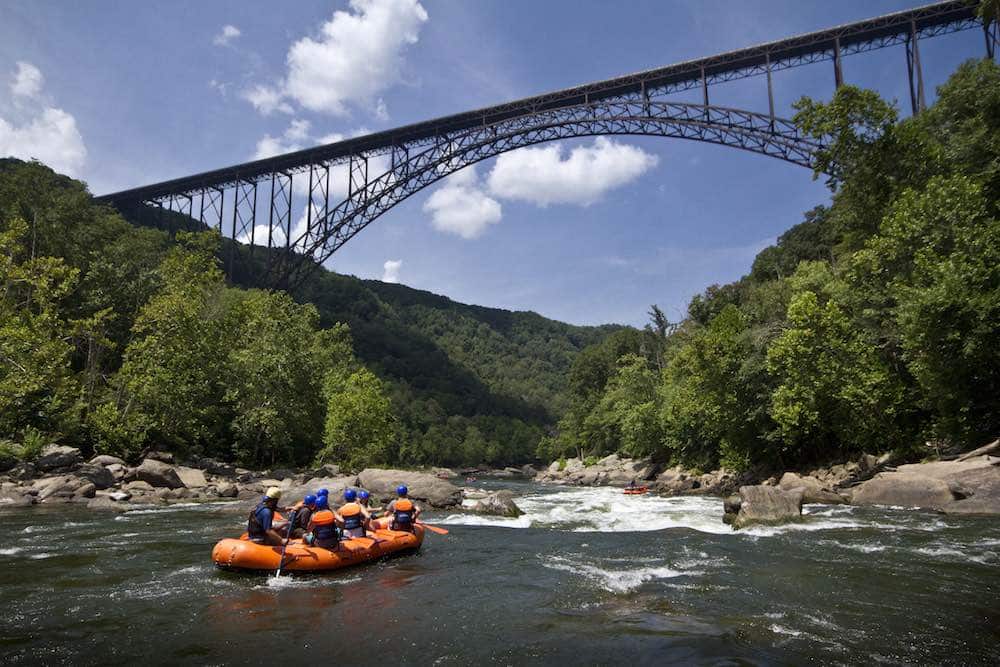 Lower New River Overnight Whitewater Rafting Adventures on the Gorge