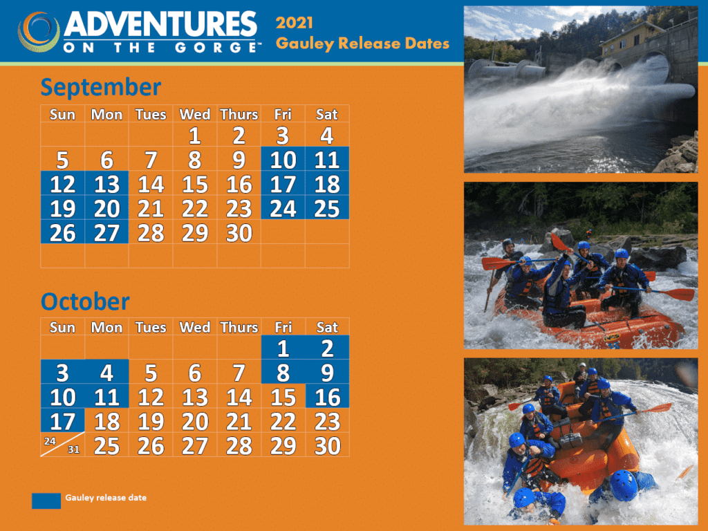 Gauley Release Dates 2021 Adventures on the