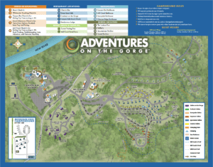 22 Adventures On The Gorge Resort Map