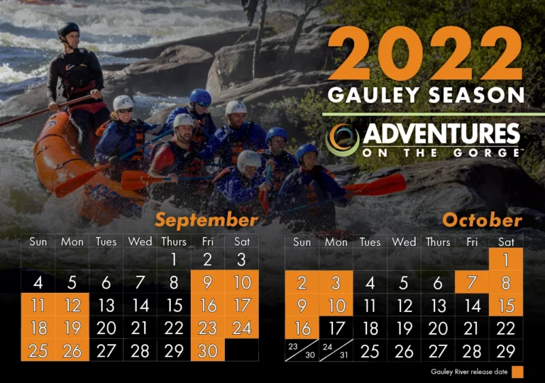22 Gauley Calendar