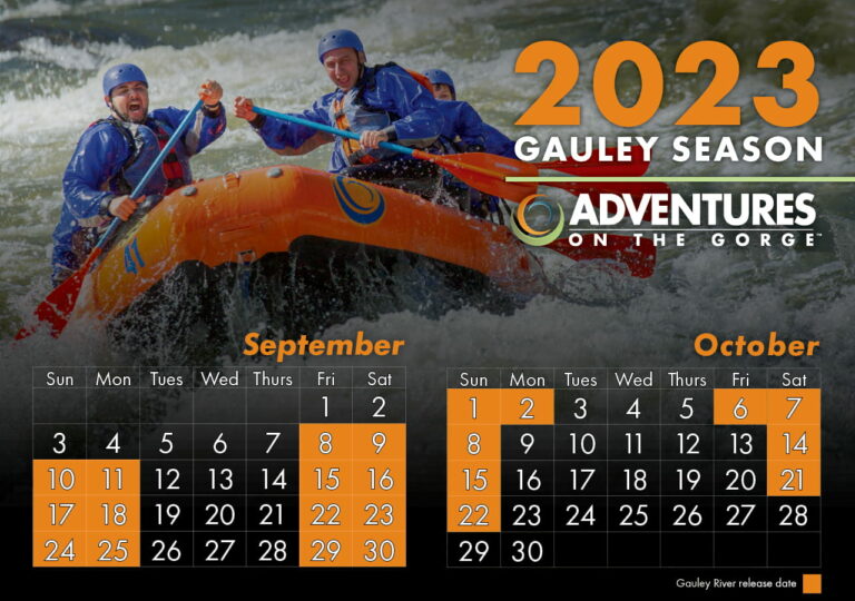 2023 Gauley River Calendar